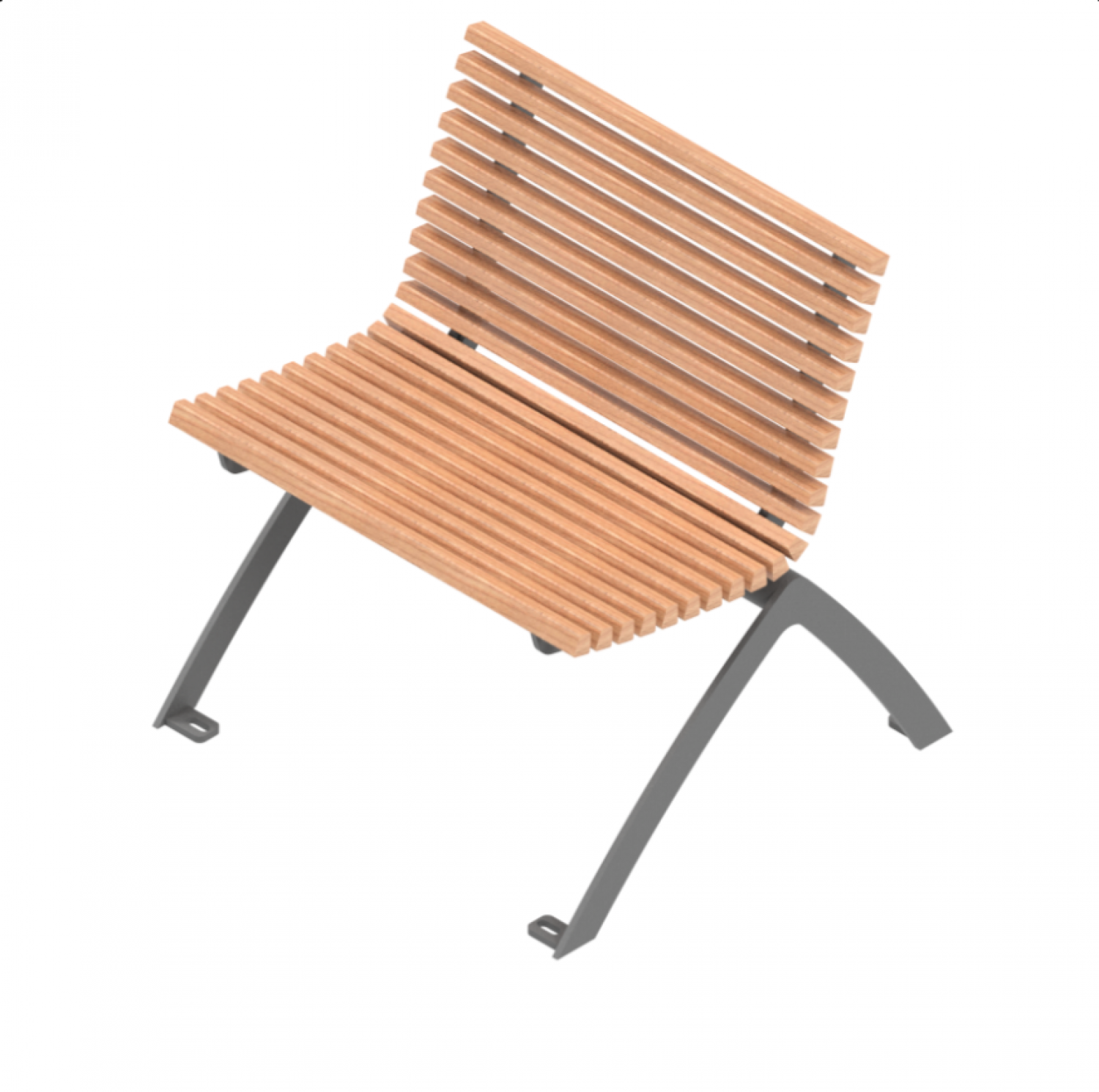 Fauteuil Synchro métal & bois