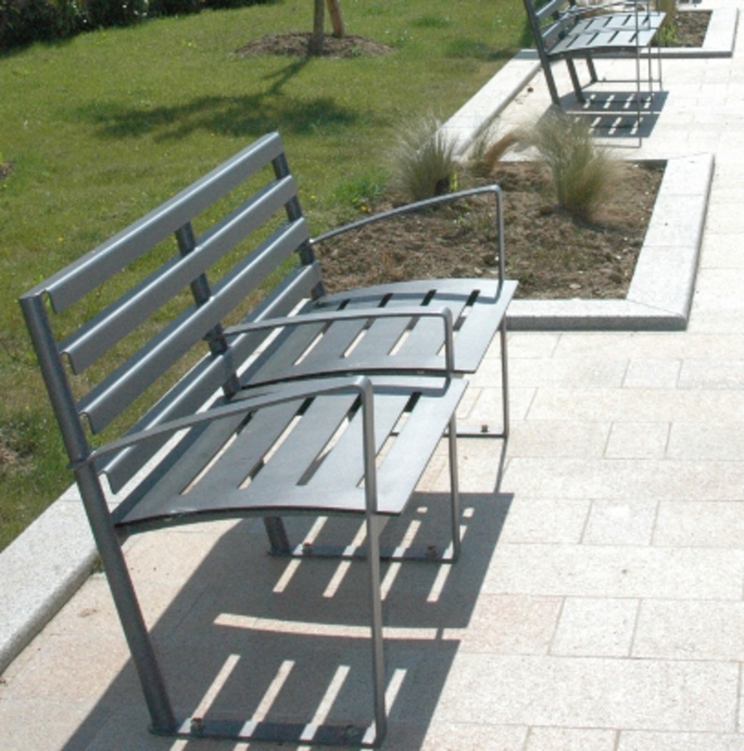 Banc avec dossier Banlieue 